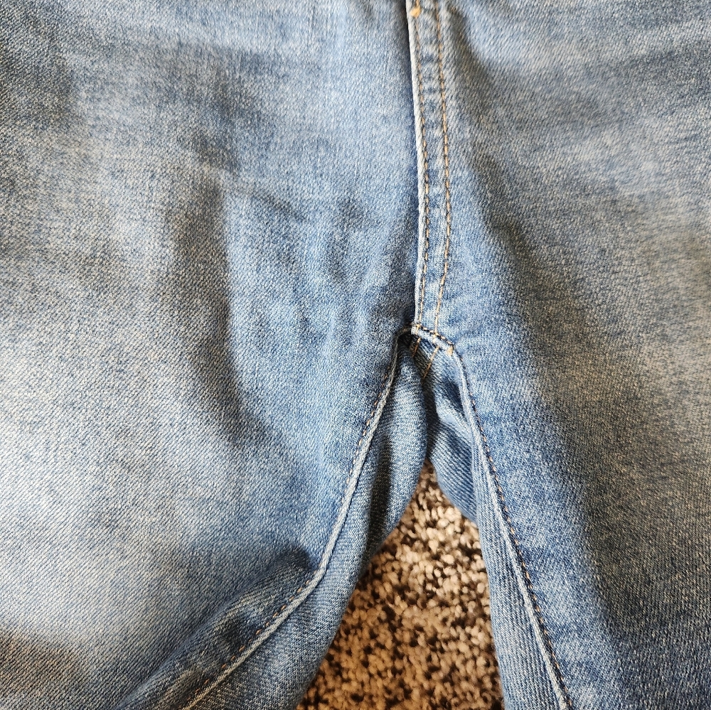 LOFT High waist skinny distressed denim - Picture 8 of 9